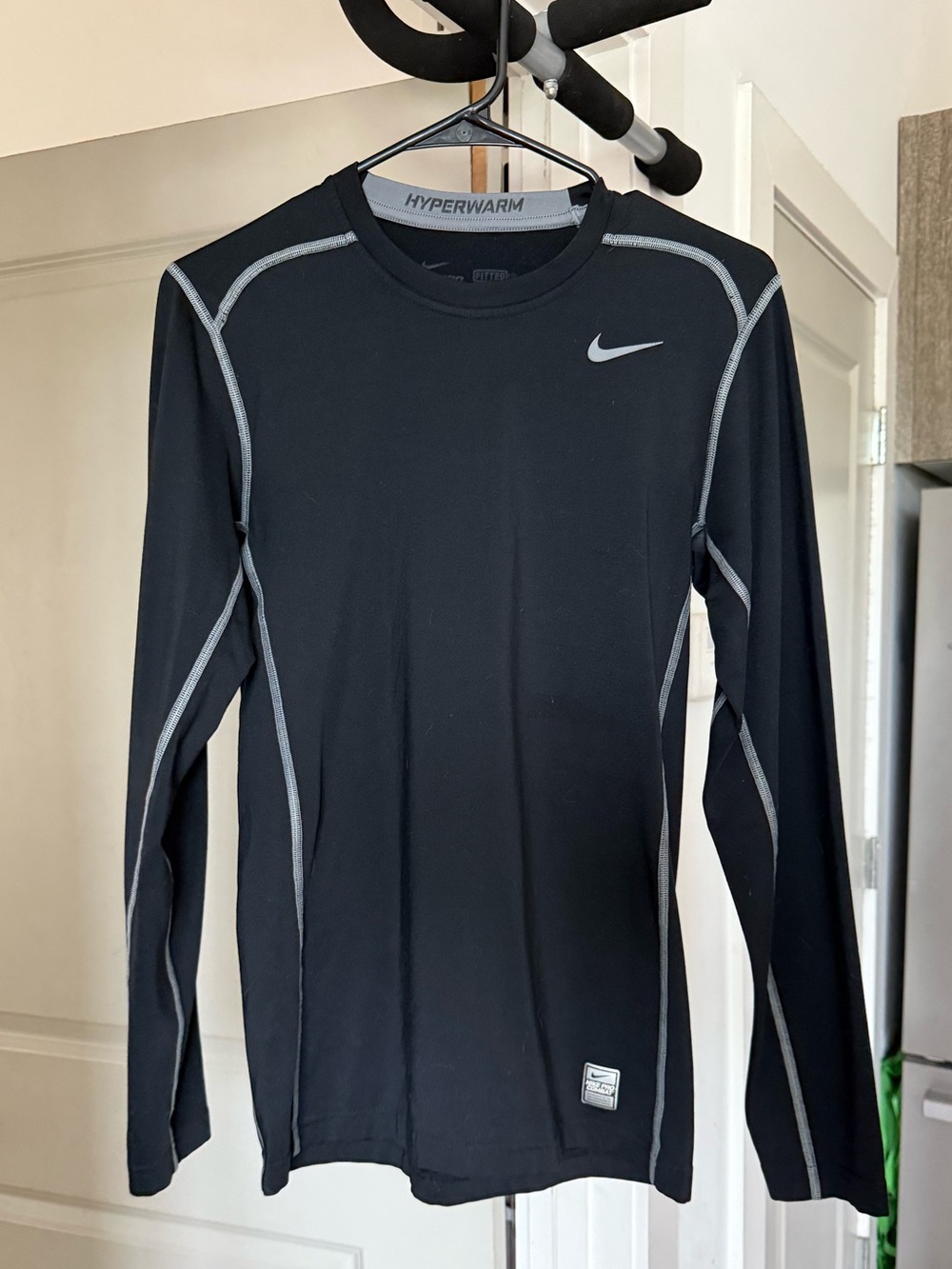 Nike Hyperwarm Black Long Sleeve Compression Top